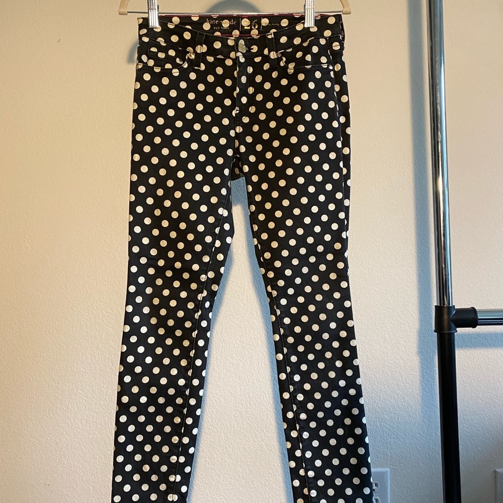Kate Spade Polka Dot Skinny Jeans